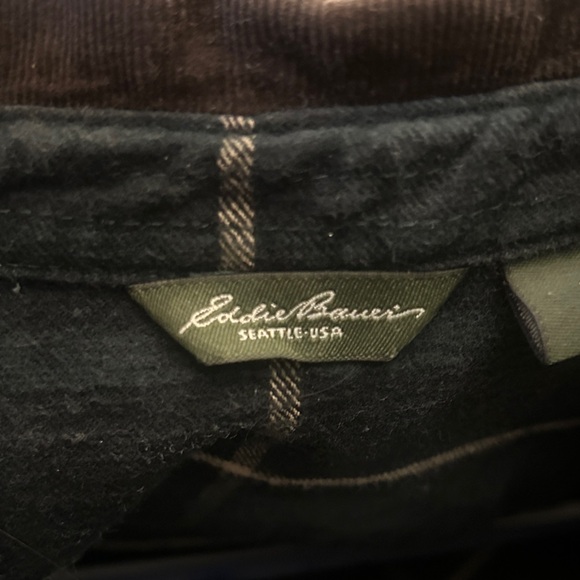 Eddie Bauer Women’s Plaid Button-Up Shirt with Accents - Picture 2 of 6